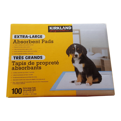 Kirkland Signature Extra-Large Absorbent Puppy Pads, 100 ct