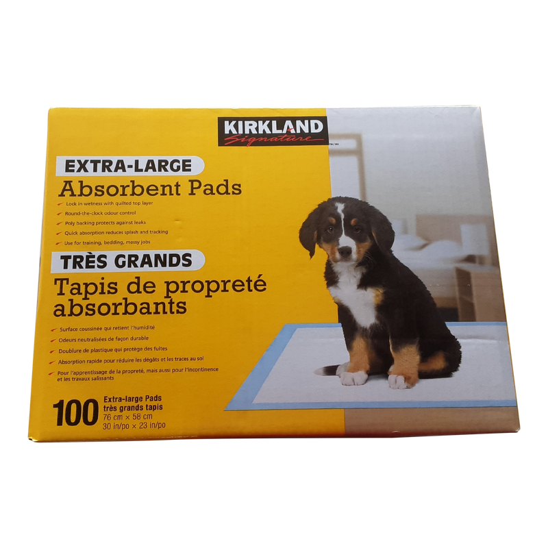 Kirkland Signature Extra-Large Absorbent Puppy Pads, 100 ct