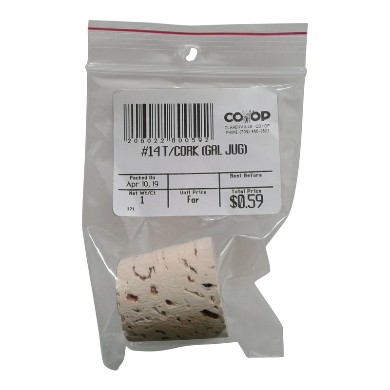 #14 T CORK (GAL JUG)