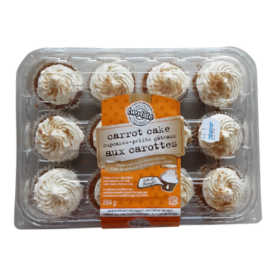 Two Bite Carrot Cake Cupcakes, 12 ct