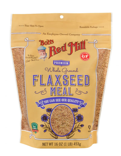Bob's Red Mill Whole Ground Non GMO Flaxseed Meal, 454 g