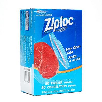 Ziploc Medium Freezer Bags, 3 x 60 ct