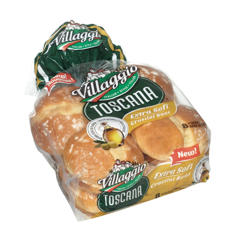 Villaggio Toscana Extra Soft Crustini Buns, 8 count