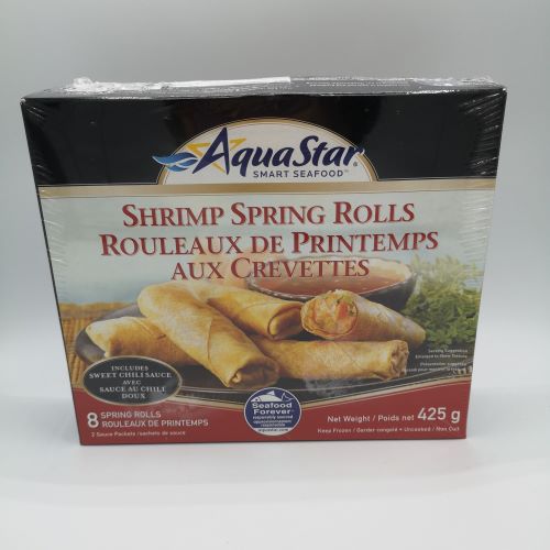 Aqua Star Smart Seafood Shrimp Spring Rolls, 425 g
