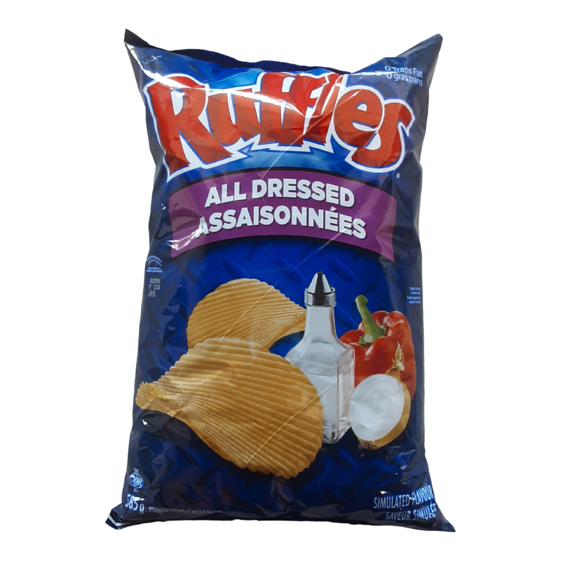 Ruffles All Dressed Potato Chips, 585 g