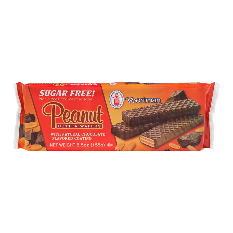 Voortman Sugar Free Peanut Butter Wafers, 155 g