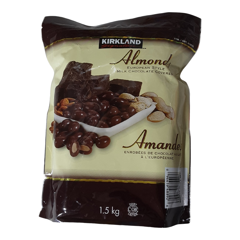 Kirkland Almonds Milk Chocolate Covered, 1.5 kg