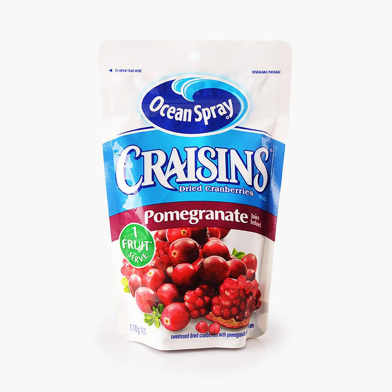 Ocean Spray Craisins Pomegranate Infused Cranberries, 170 g
