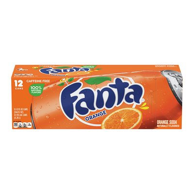 Fanta Orange Soda, 355 mL, 12 ct