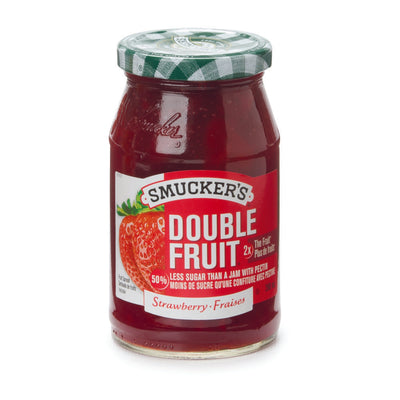 Smucker's Double Fruit Strawberry Jam, 390 mL