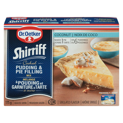 Shirriff Coconut Cream Cooked Pudding & Pie Filling, 175 g