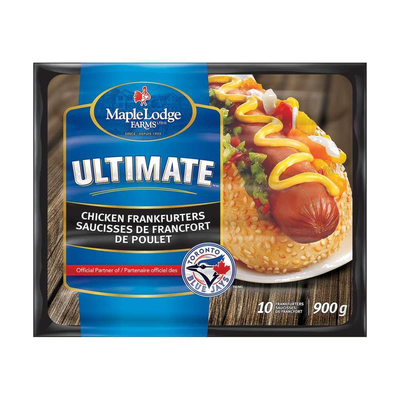 Maple Lodge Farms Chicken Frankfurters Sausages, 900 g