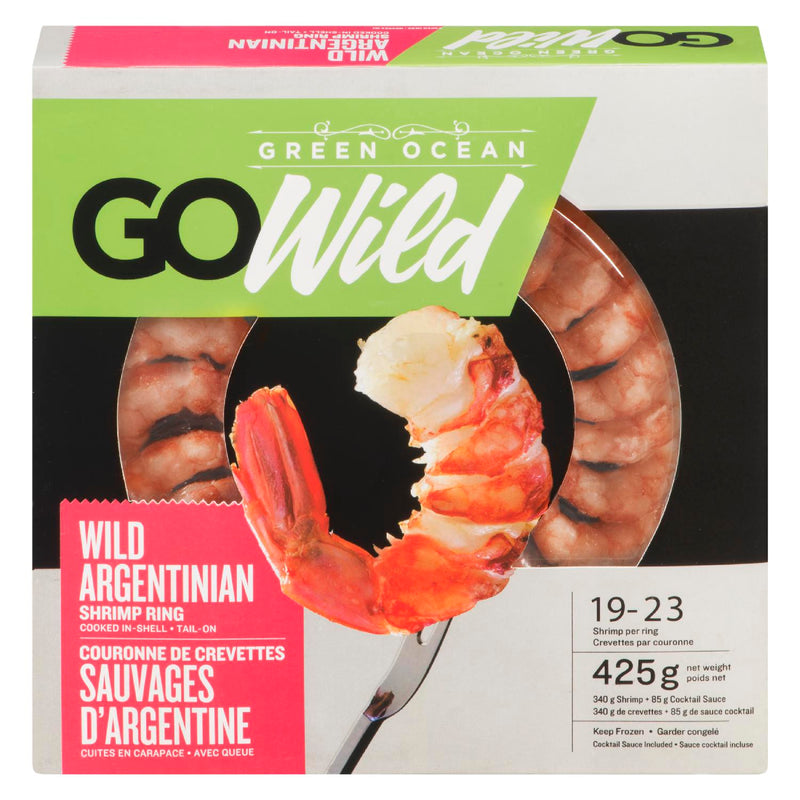 Go Wild Wild Argentinian Shrimp Ring, 425 g