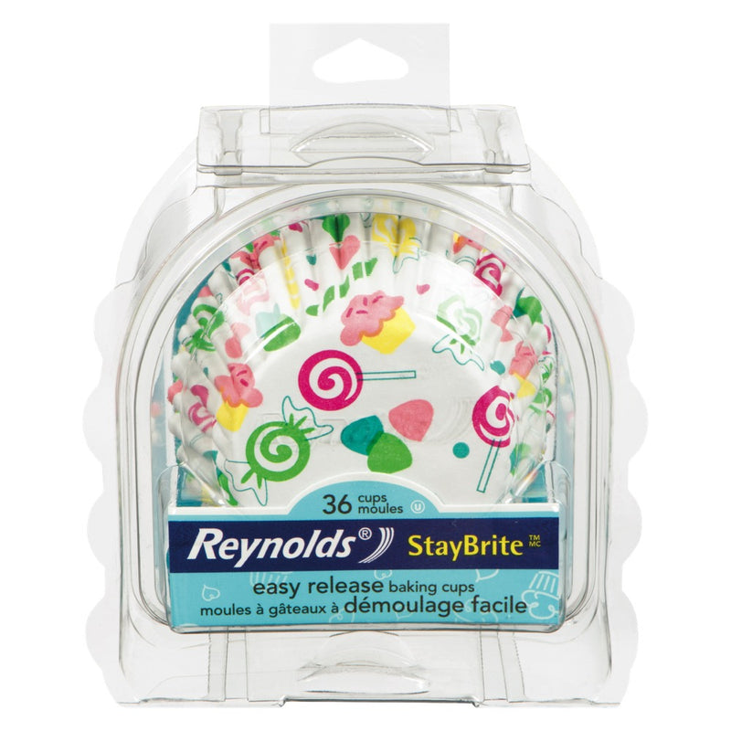 Reynolds Stay Brite Easy Release Baking Cups, 36 count