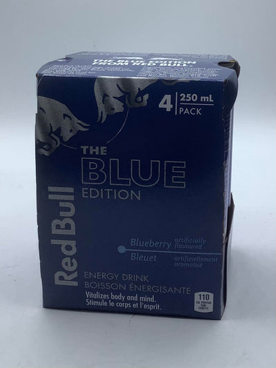 Red Bull The Blue Edition Blueberry Energy Drink, 250 mL, 4 ct