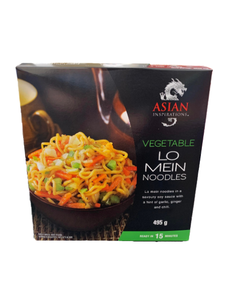 Asian Inspirations Vegetable Lo Mein Noodles, 495 g
