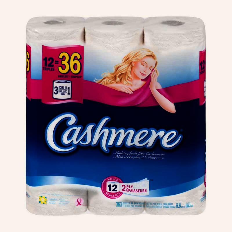 Cashmere Triple Roll Toilet Paper, 12 ct