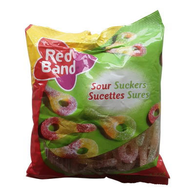 Red Band Sour Suckers, 175 g