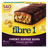 Fibre 1 Peanut Butter Chewy Dipped Bars, 132 g