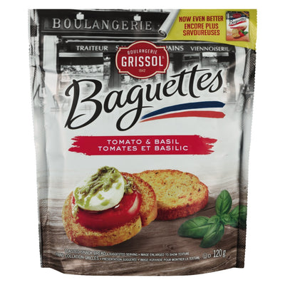 Grissol Tomato & Basil Baguettes, 135 g
