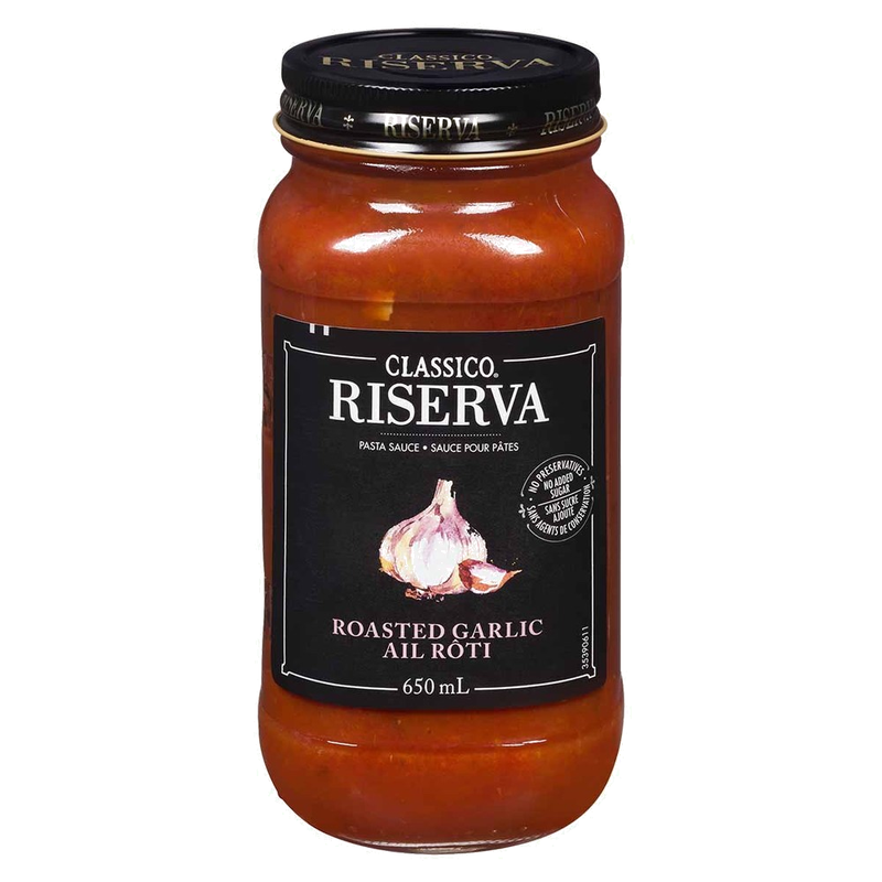 Classico Riserva Roasted Garlic Pasta Sauce, 650 mL