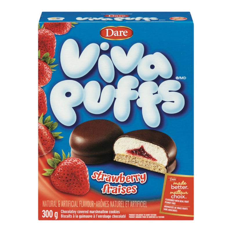 Dare Viva Puffs Strawberry, 300 g