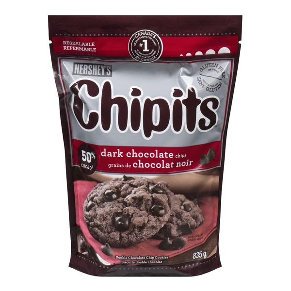 Hershey Chipits Dark Chocolate Chips, 835 g