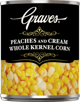 Graves Peaches & Cream Whole Kernel Corn, 341 mL