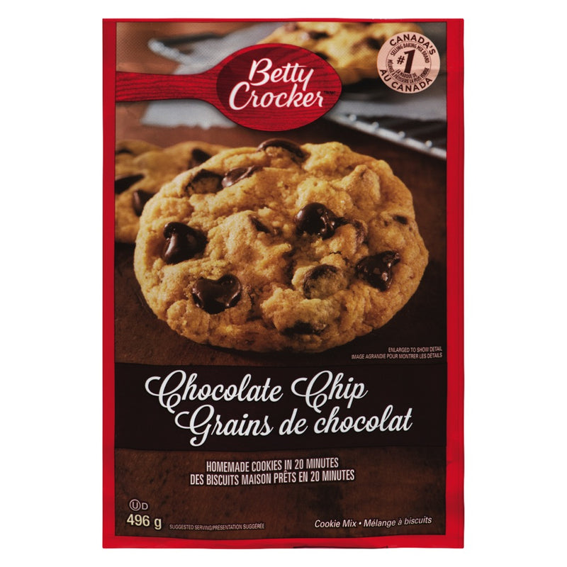 Betty Crocker Chocolate Chip Cookie Mix, 496 g