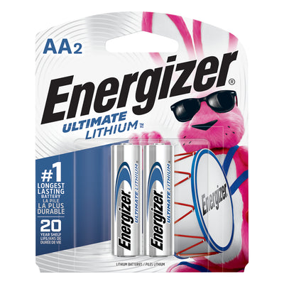 Energizer AA Ultimate Lithium Batteries, 2 PK