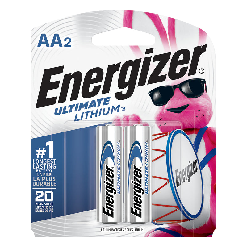 Energizer AA Ultimate Lithium Batteries, 2 PK