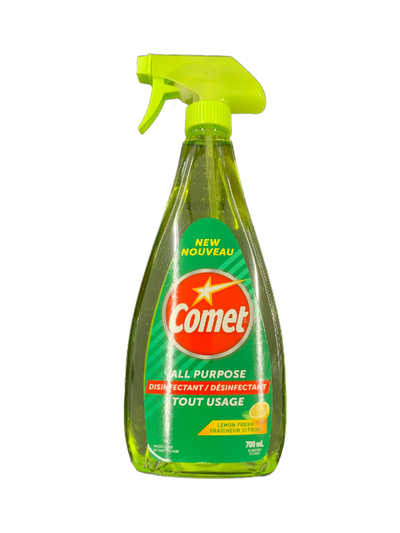 Comet All Purpose Disinfectant Lemon Fresh Spray, 700 mL