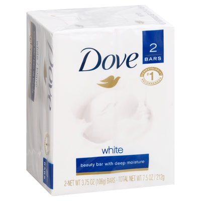 Dove Original White Beauty Bar, 2pk