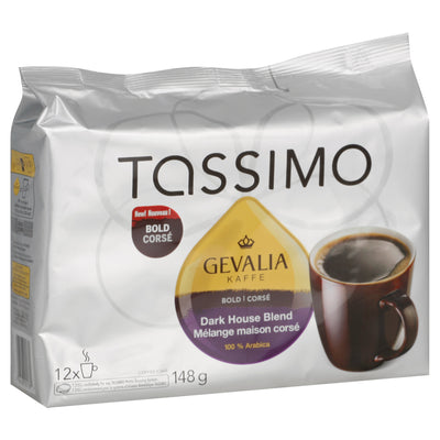 Tassimo Gevalia Kaffe Bold Dark House Blend, 148g  (12ct)