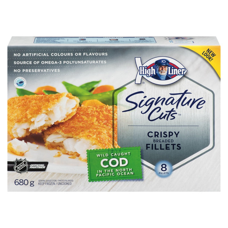 High Liner Signature Cuts Crispy Breaded Fillets, 680 g