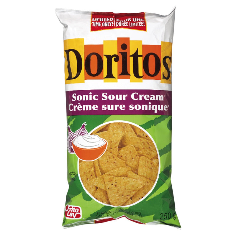 Doritos Sonic Sour Cream Tortilla Chips, 250 g
