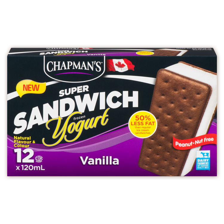 CHAPMAN'S YOGOURT SANDWICHES