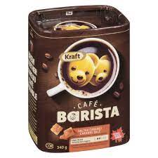 Kraft Café Barista Salted Caramel Light Roast Ground Coffee, 340 g