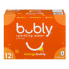 Bubly Sparkling Water Orange, 12x 355mL