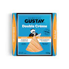 GUSTAV LACTOSE FREE DOUBLE CREME RED RIND, 125g