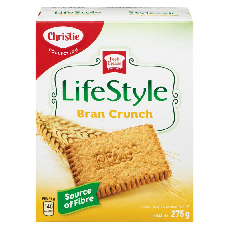 Peek Frean Lifestyle Bran Crunch Biscuits, 275 g