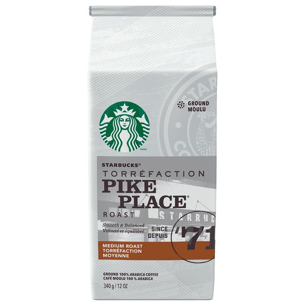 Starbucks Pike Place Ground Coffee, 340 g