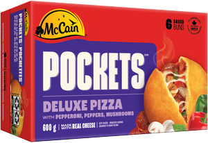 McCain Classic Deluxe Pizza Pockets, 600 g