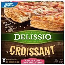 Delissio Croissant Crust Ham & Cheese Pizza, 831 g