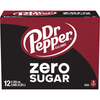 Dr Pepper Zero Sugar, 12 x 355 mL