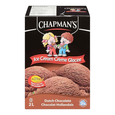 Chapman's Dutch Chocolate Ice Cream Brick, 2L