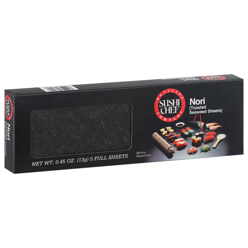 Sushi Chef Toasted Seaweed Sheets Nori, 5 sheets