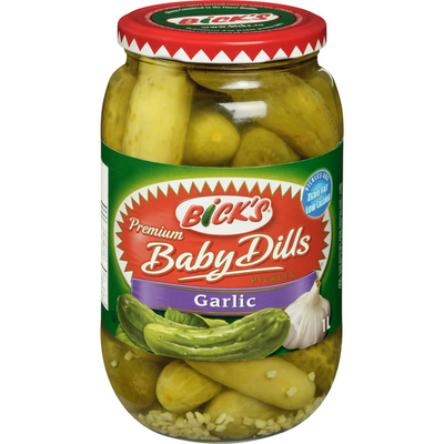 Bick's Dill and Garlic Baby Dill Pickles, 1L