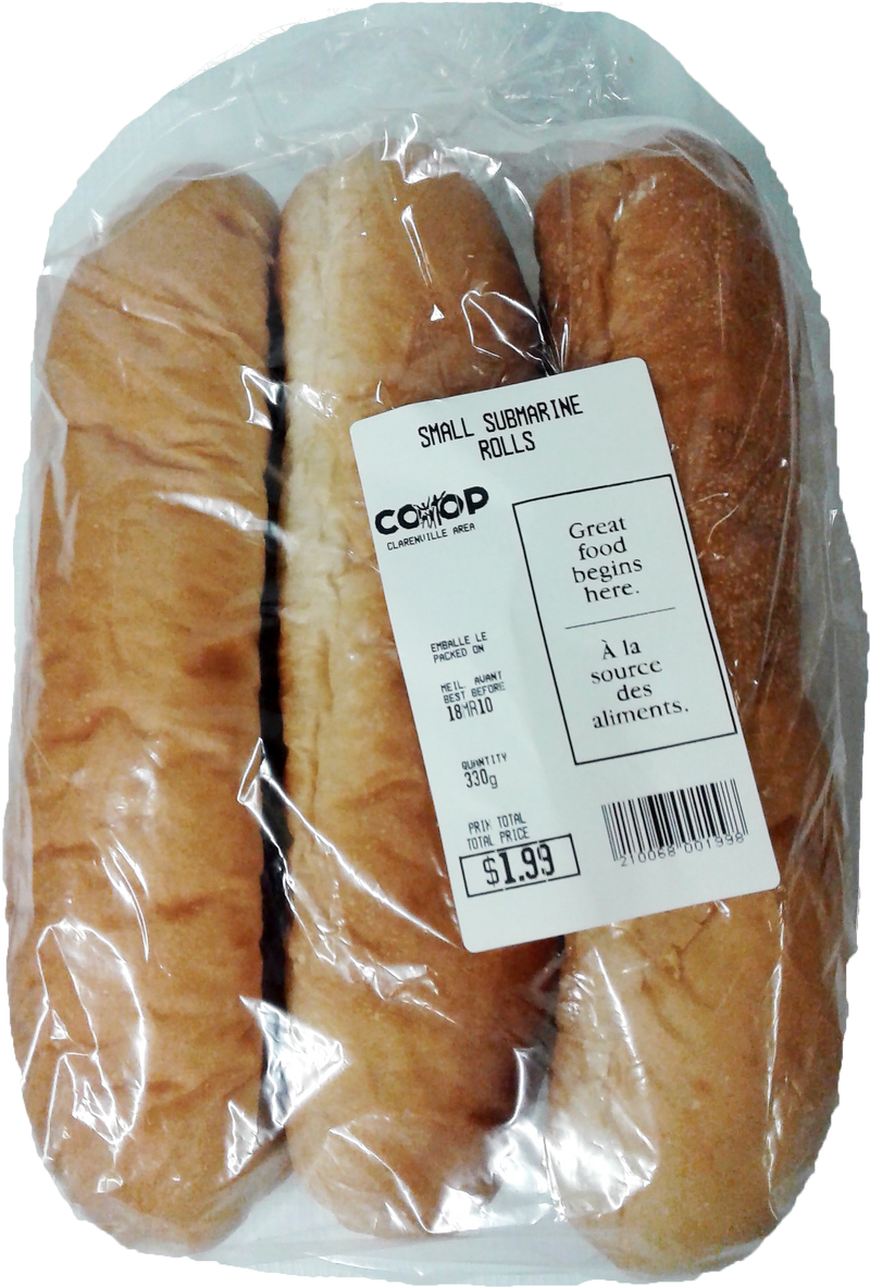 Small Submarine Rolls, 3pk