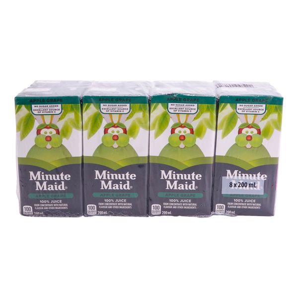 Minute Maid Apple Juice, 8 ct